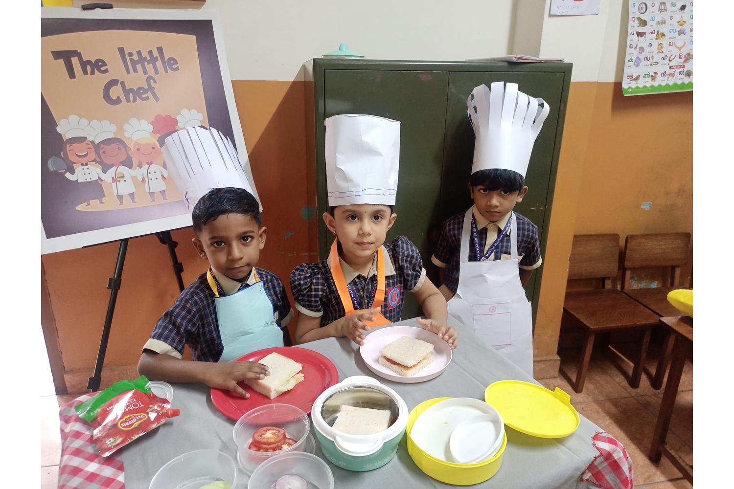 Smiles and steps of our KG stars.